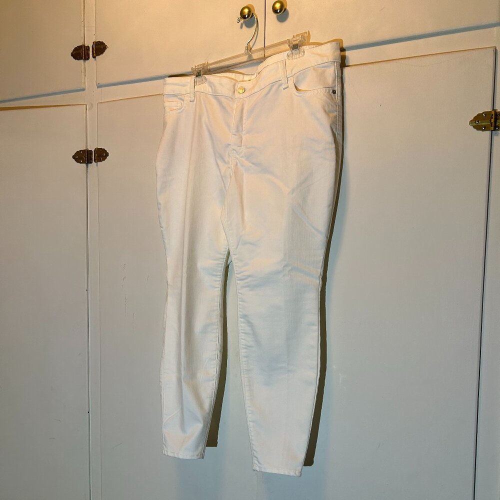 Old Navy White Rockstar High-Rise Jeans